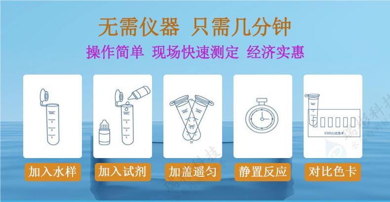 重金属测试盒六价铬铁镍锌铜总铬测试包快速检测包操作步骤